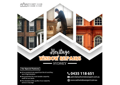 Get In Touch With Experts Providing Heritage Window Repairs In Sydney