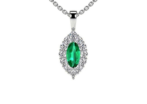Sale Emerald Pendants 0.71cttw