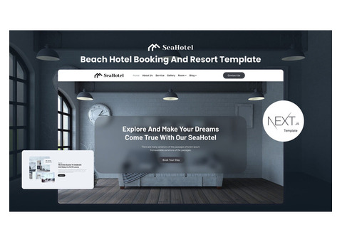 SeaHotel – Premium Next.js Hotel Website