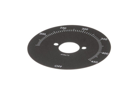 Vulcan Hart VH498673 Dial Plate 150°F-450°F | PartsFe