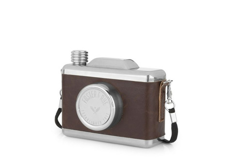 Stainless Steel Snapshot Flask by Foster & Rye™ | BistroToRestro
