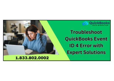 QuickBooks Event ID 4 Error – Causes, Symptoms, and Fixes