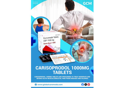 Carisoprodol 1000 mg Tablets - Global Care Meds