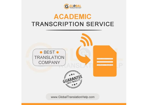 Academic Transcription Service - Global Translation Help