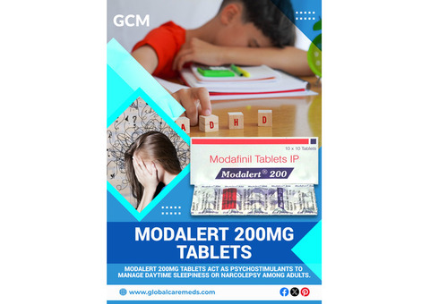 Buy Modalert 200 MG Online - Fast Delivery from GCM