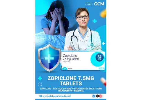 Zopiclone 7.5 MG Tablets: Uses, Benefits, and Side Effects