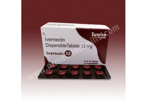 Buy Iversun 12mg Tablets Online from Drmeditechpills