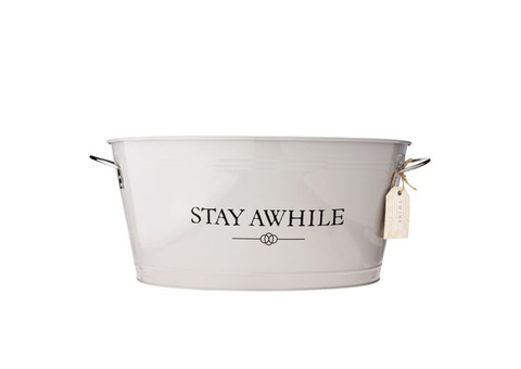 Stay Awhile Metal Drink Tub by Twine® | BistroToRestro