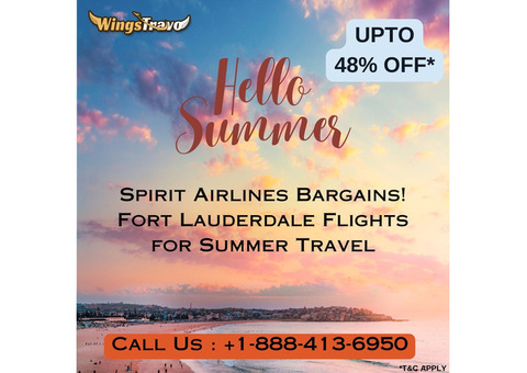 +1-888-413-6950 Spirit Airlines Bargains! Fort Lauderdale