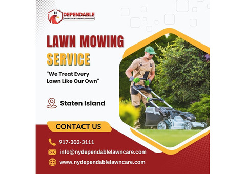 Lawn Mowing Service in Staten Island