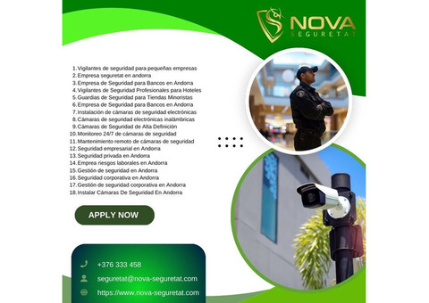 Cámaras de seguridad electrónicas inalámbricas – Nova Seguretat