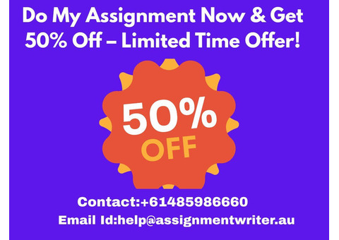 Do My Assignment Now & Get 50% Off – Limited Time Offer!