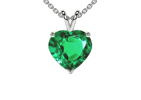 Emerald Pendants Necklace