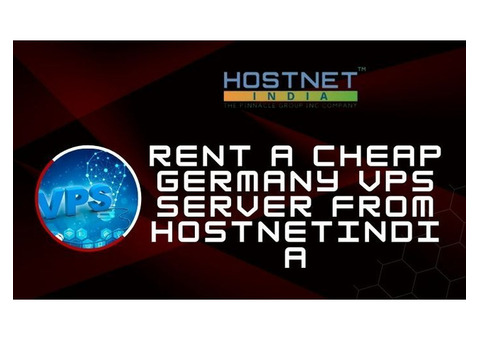 Rent a Cheap Germany VPS Server from Hostnetindia