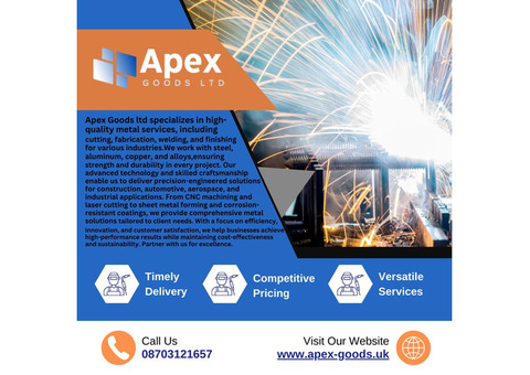 Apex Goods ltd specializes in highـquality Metal Services ۔