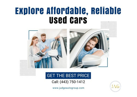 Dependable Used Cars are Available at Judge Auto Group, Elkton MD