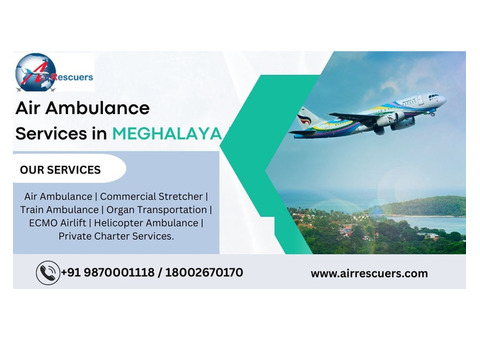 Fast & Trusted Air Ambulance Services in Meghalaya