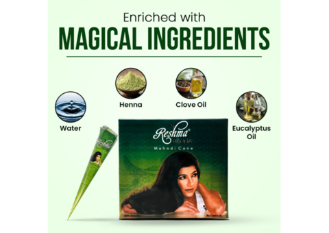 Premium Henna Cones for Deep, Long-Lasting Color – 12 Pack