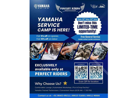 Yamaha Service Camp | Free Service + Discounts at Perfect Riders