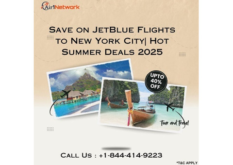+1-844-414-9223 Save on JetBlue Flights to New York City