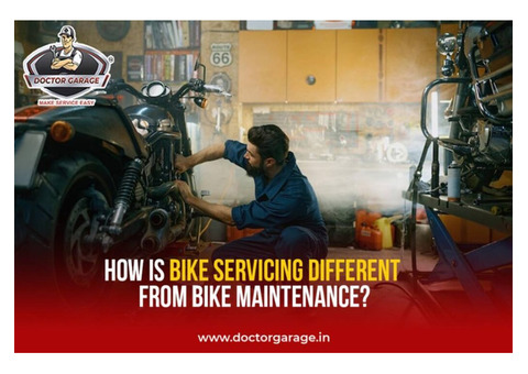 How is Bike Servicing Different From Bike Maintenance?