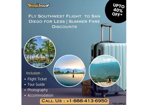 +1-888-413-6950 Fly Southwest Flight  to San Diego for Less