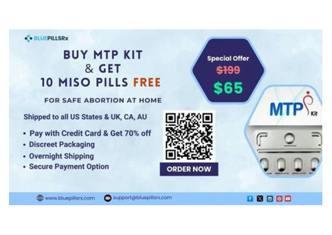 Buy MTP Kit Online with Credit Card in USA – 70% OFF! Just $65