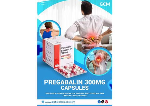 Pregabalin 300 mg Capsules - Global Care Meds