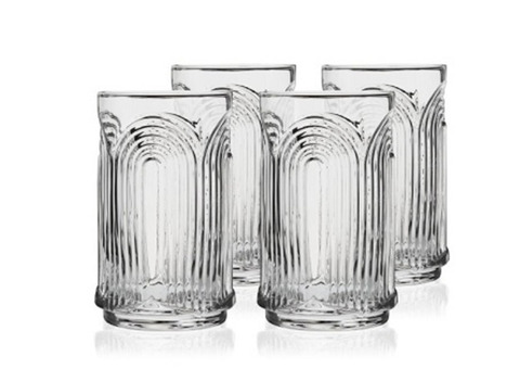 Beau Highball Glasses by Viski (set of 4) | BistroToRestro