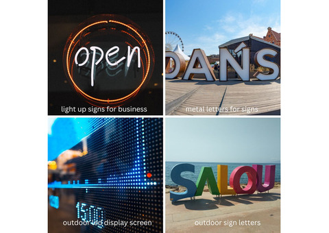 Stylish & Durable Metal Letters for Business Signs