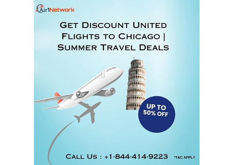 +1-844-414-9223 Get Discount United Flights to Chicago