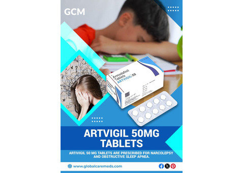 Buy Artvigil 50 mg Online – Stay Awake, Stay Sharp