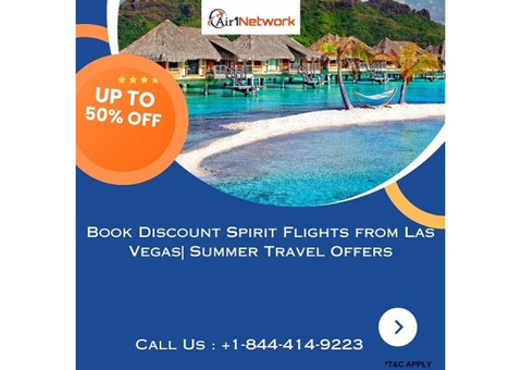 +1-844-414-9223 Book Discount Spirit Flights from Las Vegas