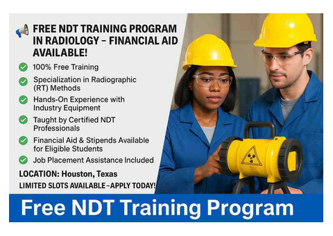 Free NDT Training Program in Radiology: Financial Aid Available