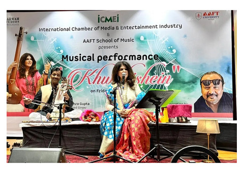Soulful Melodies Enchant Audience at AAFT Musical Evening