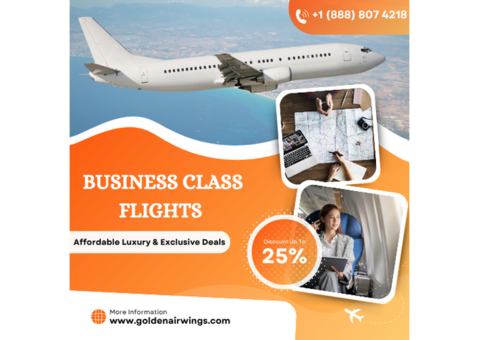 Business Class Flights Tickets at Low Prices