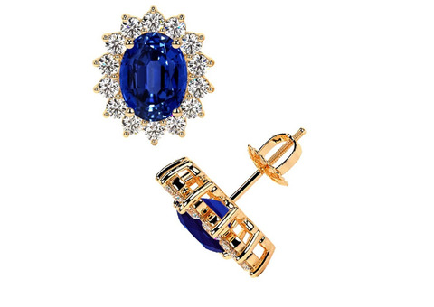 Shop 18K Yellow Gold  Genuine Alexandrite Earrings