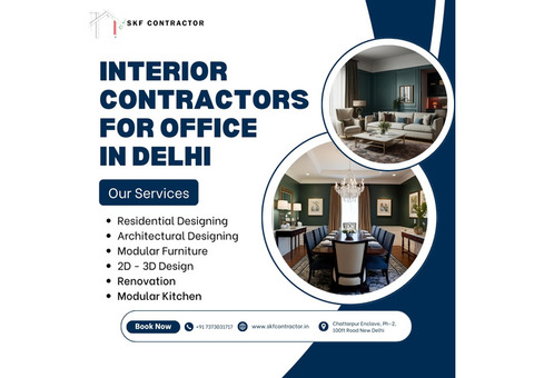 Affordable Interior Contractors for Office in Delhi