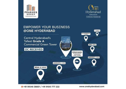 Prime Commercial Office Space to  buy somajiguda