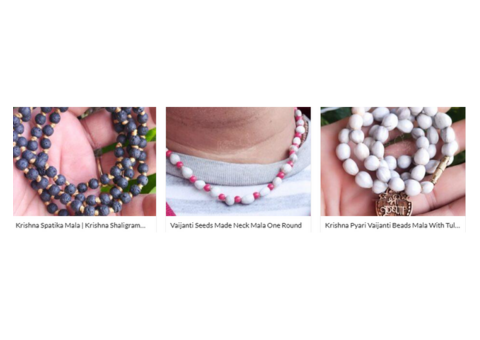 Sacred Benefits Of Vaijanti Seeds Mala In Japa Puja