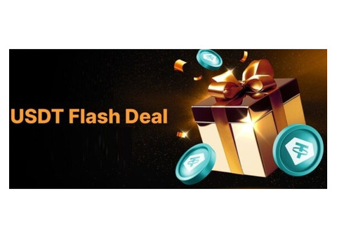 Flash up to $10,000,000 USDT Per Day.