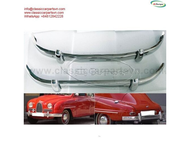 Saab 93 (1956-1959) bumpers full set new by stainless steel Saab 93 (1956-1959) bumpers full set new by stainless steel