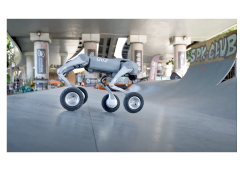 The Versatile Go2 W Adapting to Different Types of Terrains