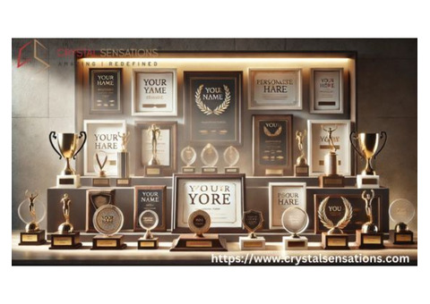 Celebrate Success with Premium Crystal Awards with Engraving
