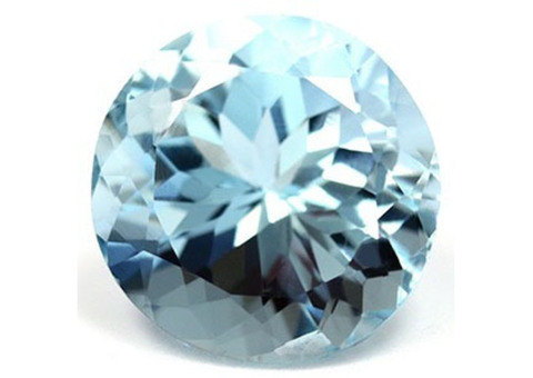 Shop Round-Shaped Aquamarine Gemstones