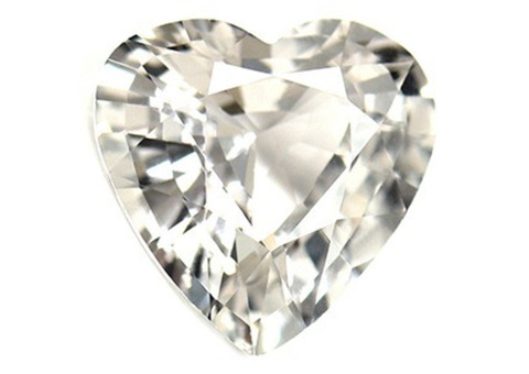 3.21 cts White Sapphire  Available at GemsNY