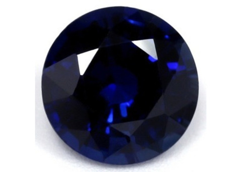 Buy Blue Sapphire in Round Shape Online Now
