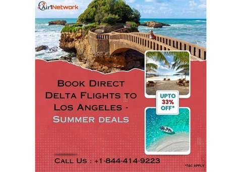 +1-844-414-9223 Book Direct Delta Flights to Los Angeles