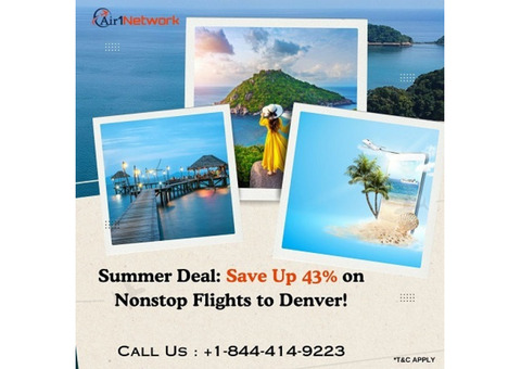 +1-844-414-9223 Summer Deal: Save 43% on Frontier Flights to Denver!
