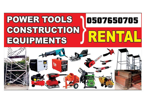 Tools Equipment Rental Dubai 0507650705